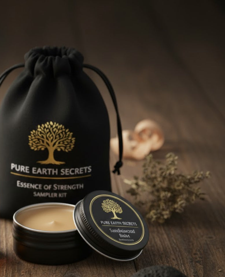 Sandalwood Beard Balm | Essence of Strength | Deep Conditioning & Hold (2oz)