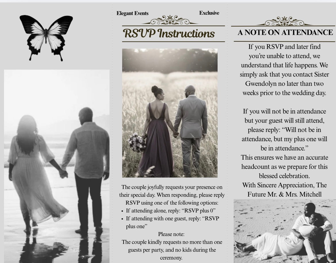 The "Our Story" Newspaper Suite: Save the Date & Formal Invitation Bundle