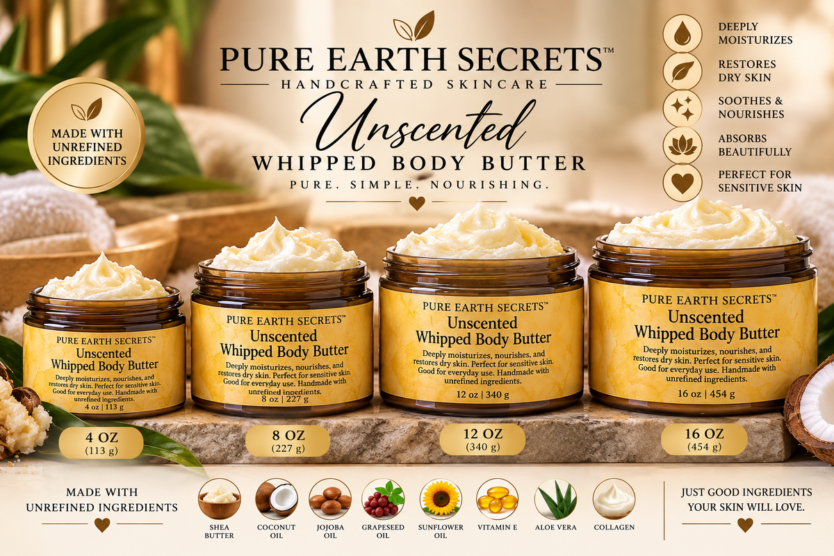Velvet Whipped Unscented Moisturizing Body Butter