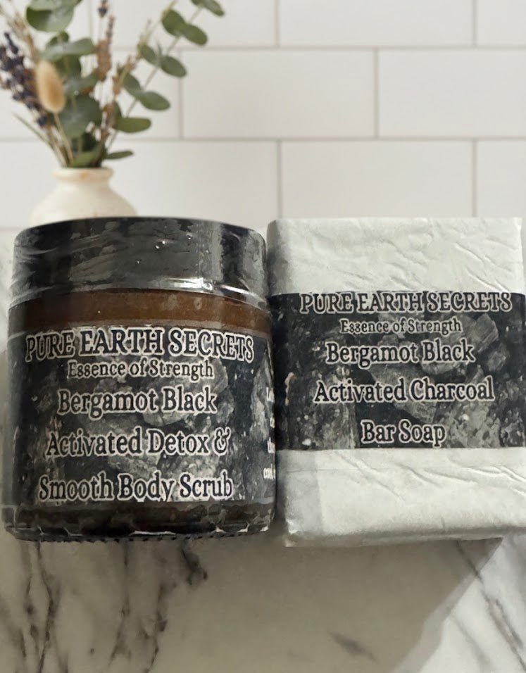 Essence of Strength: Bergamot Black Activated Detox Duo