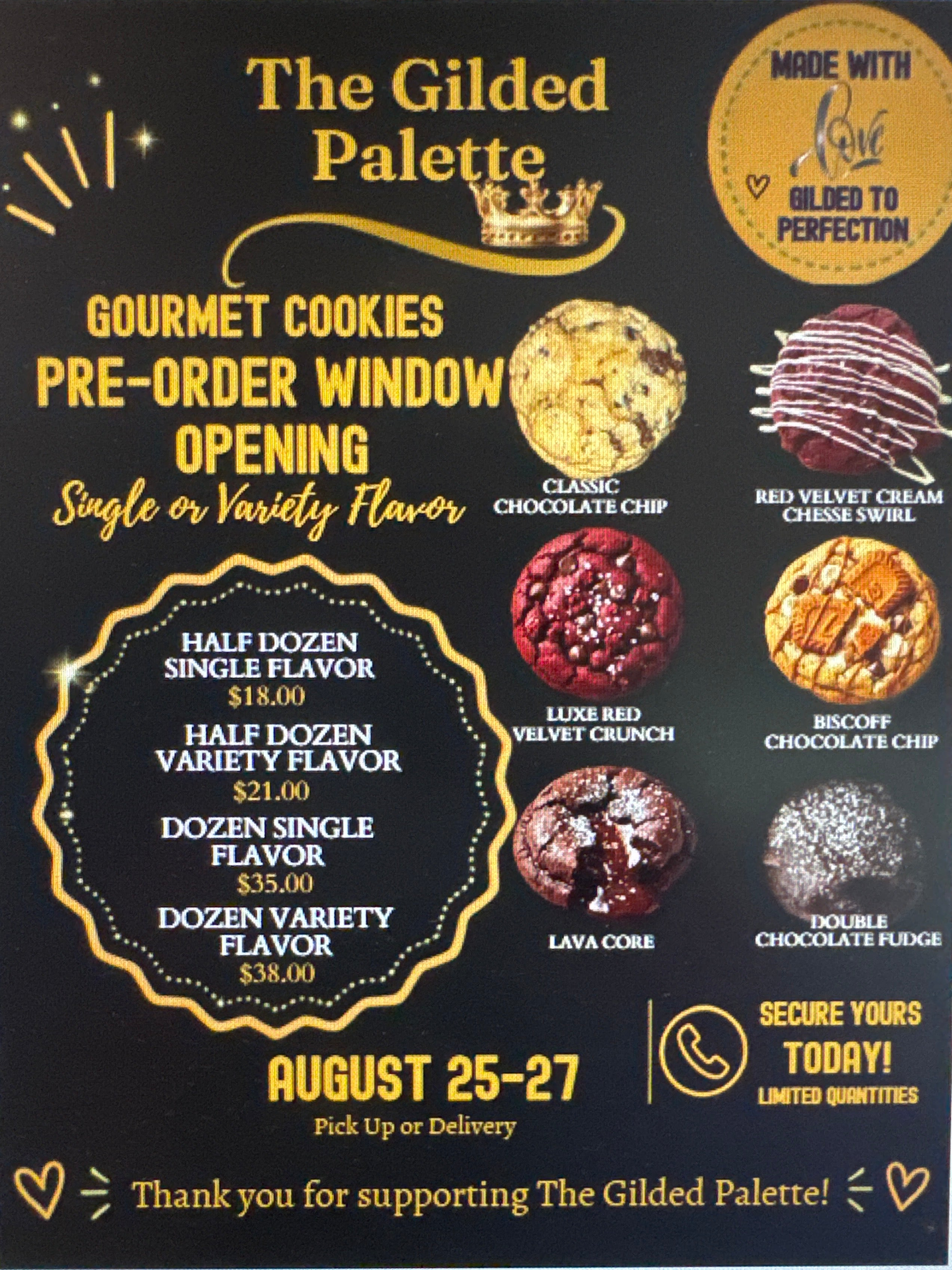 THE GILDED PALETTE PRE-ORDER WINDOW IS LIVE!