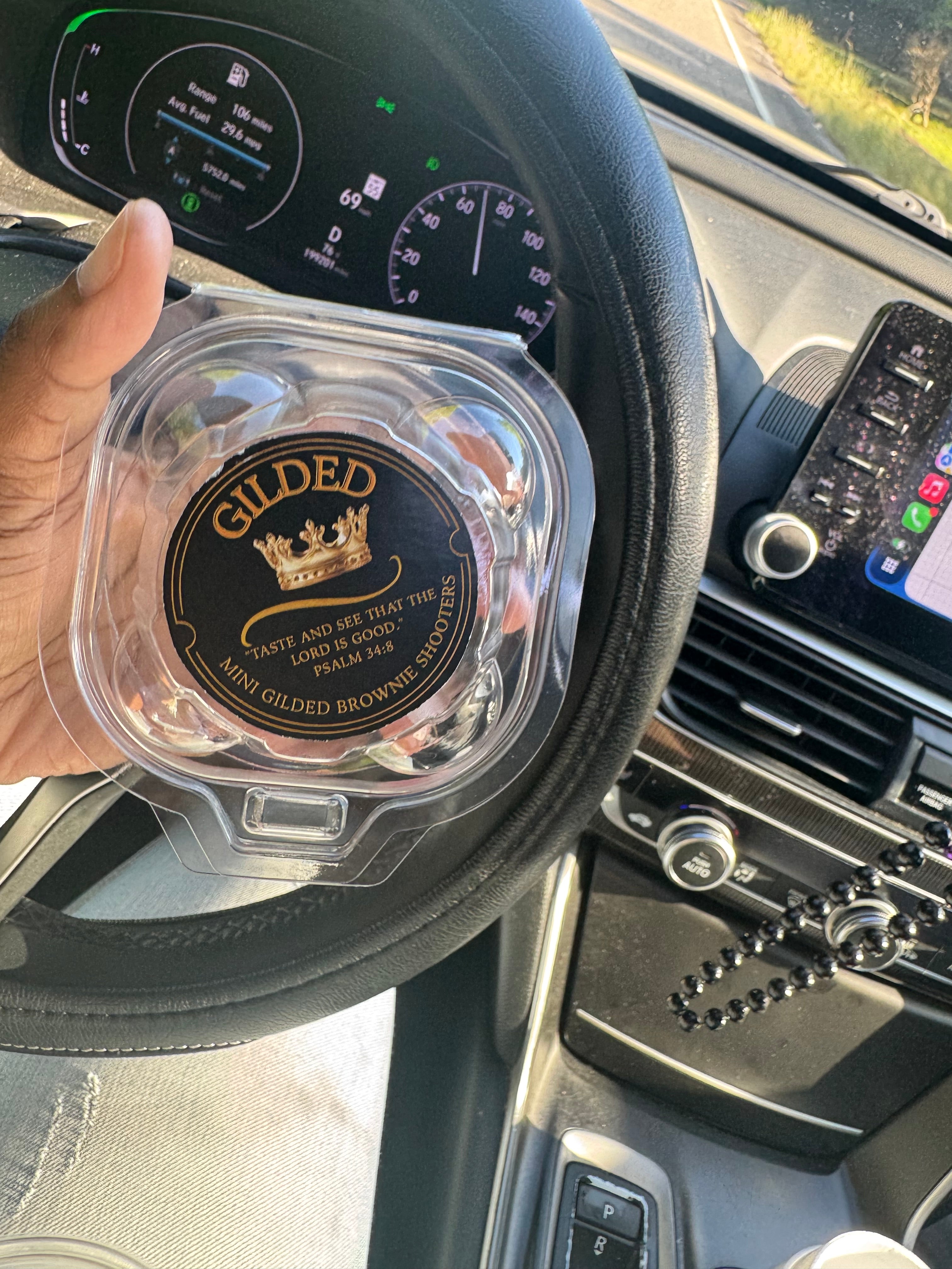 The Gilded Brownie Crunch Dessert Cup