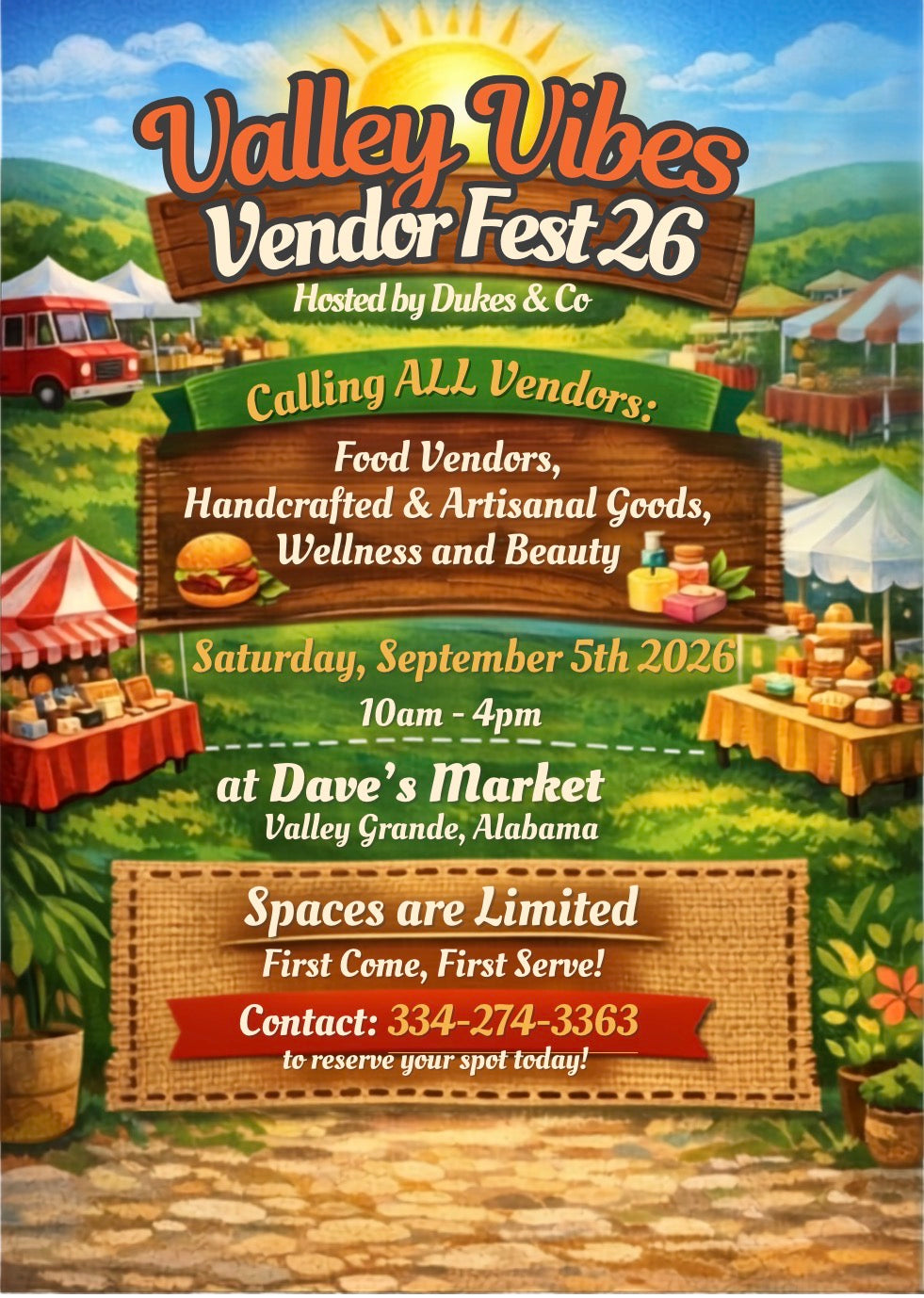 Valley Vibes Vendor Fest 09/02/26