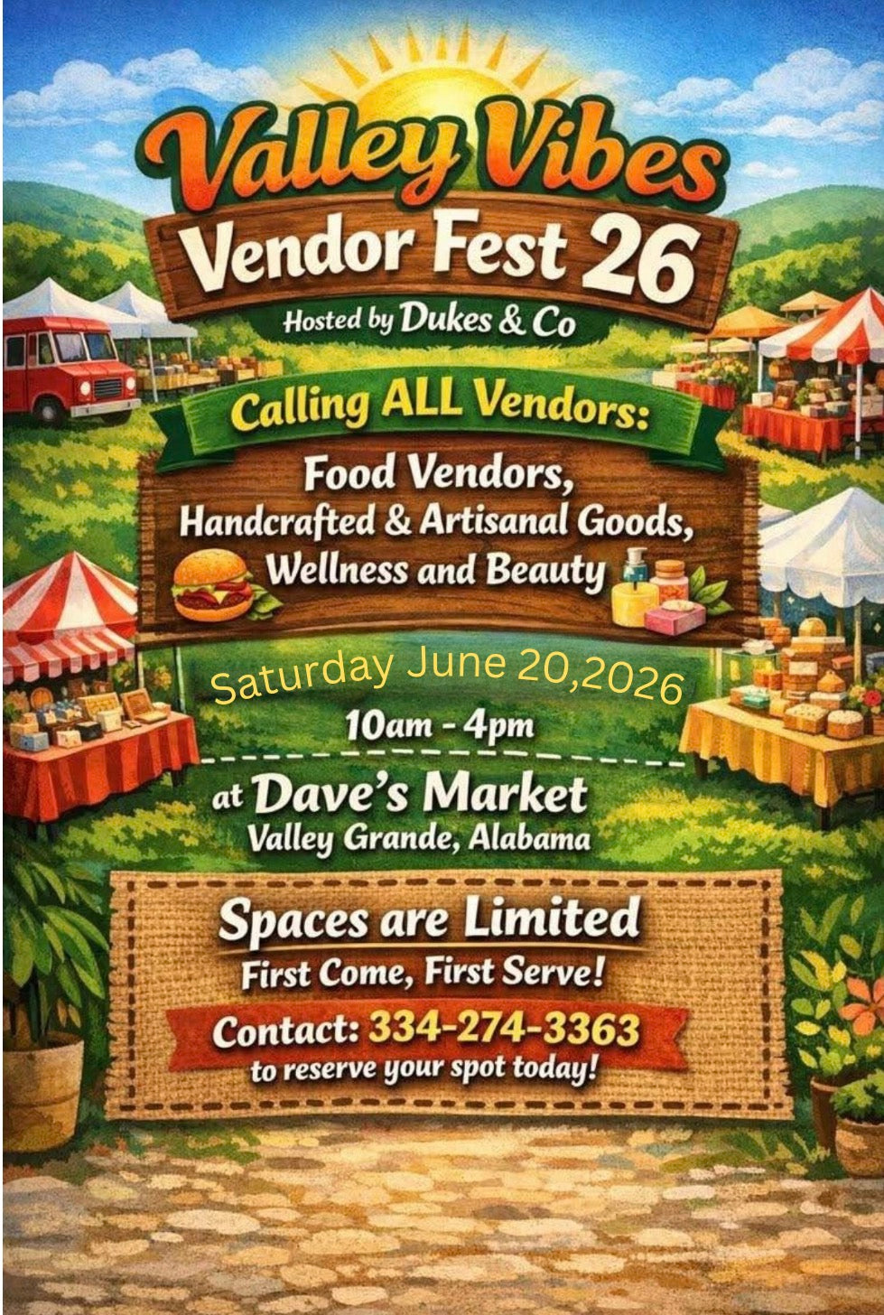 Valley Vibes Vendor Fest 06/06/26