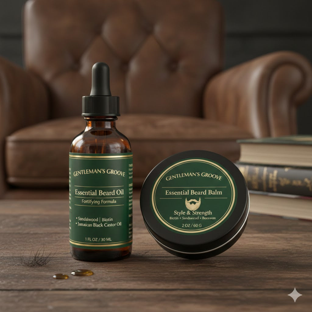 Gentleman’s Groove Essential Beard Set