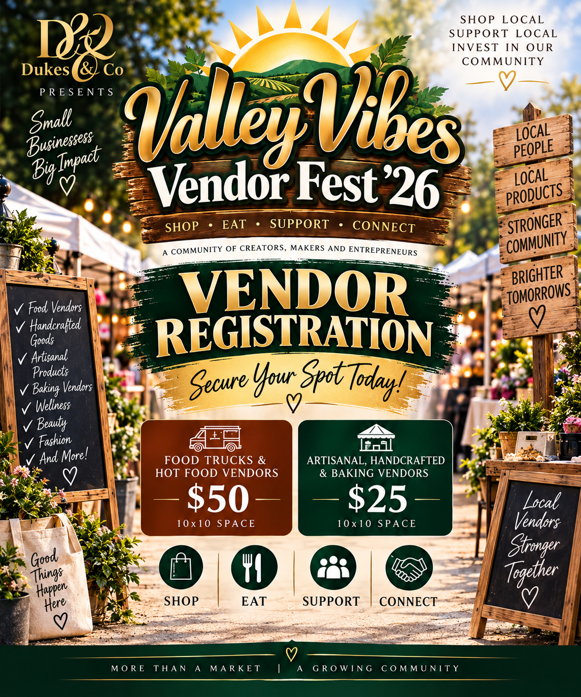 Valley Vibes Vendor Fest ’26 | Vendor Registration