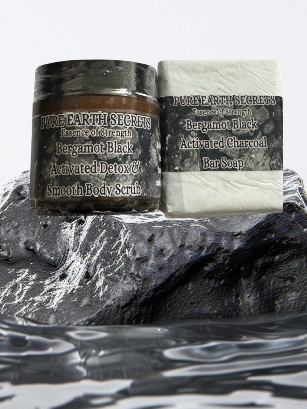 Essence of Strength: Bergamot Black Activated Detox Duo